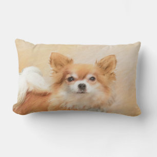 Chihuahua Hunde Malerei Original Art Lendenkissen