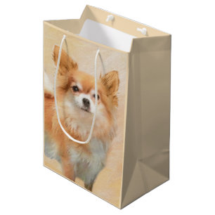 Chihuahua Hunde Malerei Original Art Mittlere Geschenktüte