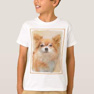 Chihuahua Hunde Malerei Original Art T-Shirt