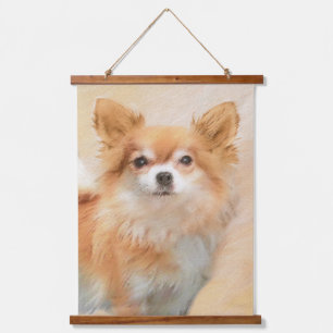 Chihuahua Hunde Malerei Original Art Wandteppich Mit Holzrahmen