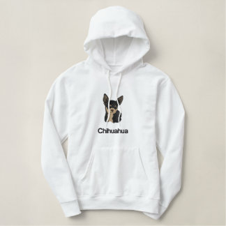 Chihuahua-Hundekunst-Stickerei-Sweatshirt Bestickter Hoodie