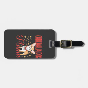Chihuahua-Hundemama der Frauen Gepäckanhänger
