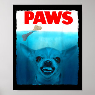 Chihuahua-Hundepfoten süße Kinoposter Haustier lus Poster