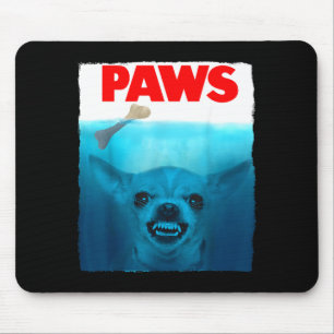 Chihuahua-Hundepfoten süßer Filmplakat-Haustier lu Mousepad