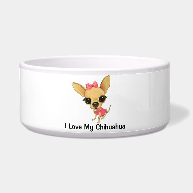Chihuahua-Hundeschüssel Napf (Vorderseite)