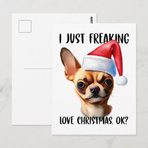 Chihuahua I gerade Freeware Liebe Weihnachten Weih Postkarte