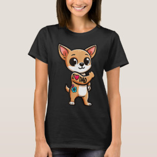Chihuahua I Liebe Vater Funny Dog Tattoo _1 T-Shirt