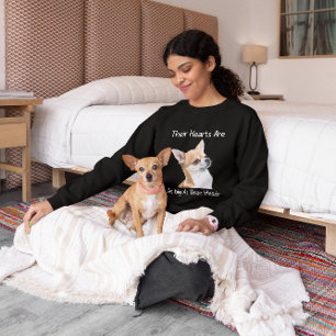 Chihuahua ihre Herzen sind so groß wie ihre Köpfe Sweatshirt