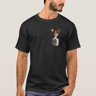 Chihuahua in der Tasche Süßer Chiwawa-Hund Chihuah T-Shirt