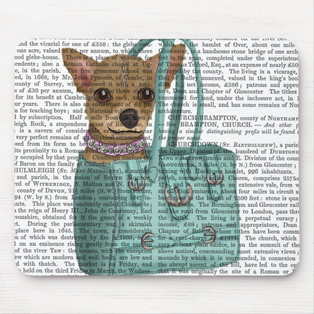 Chihuahua in Tasche Mousepad (Vorne)