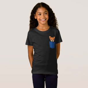 Chihuahua in Taschen-Shirthundehaustier chiuaua T-Shirt