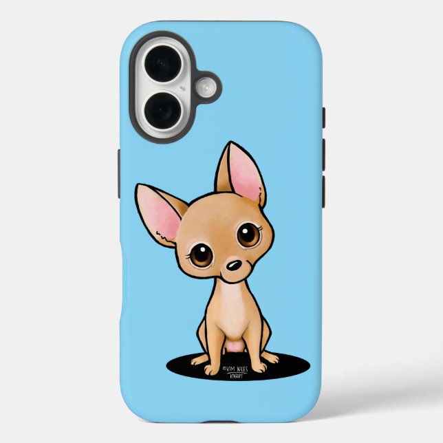 Chihuahua iPhone 16 Hülle (Rückseite)