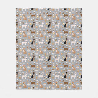 Chihuahua-Kaffeedecke Fleecedecke