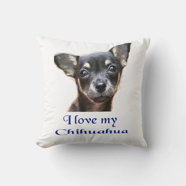 Chihuahua Kissen (Vorderseite)