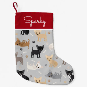 Chihuahua Knochen und Paws Kleiner Weihnachtsstrumpf