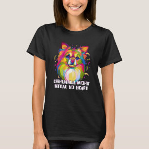 Chihuahua könnte Yo Heart Dog Breed Puppy Hum steh T-Shirt