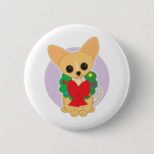 Chihuahua-Kranz Button
