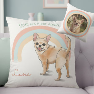 Chihuahua-Kundensonderkissen – Regenbogenbrücke-Me Kissen