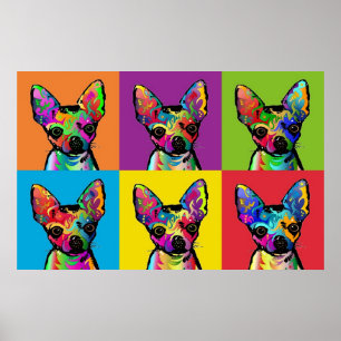 Chihuahua-Kunst Poster