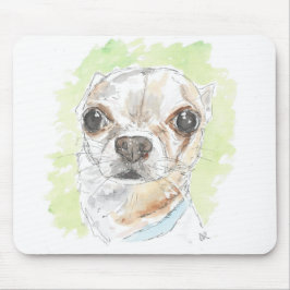 Chihuahua Kunstmaus. Mousepad