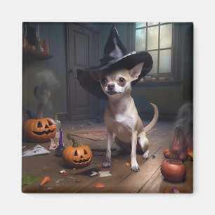 Chihuahua-Kürbisse Halloween Gruselig Magnet
