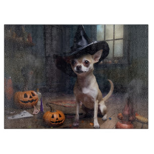 Chihuahua-Kürbisse Halloween Gruselig Schneidebrett