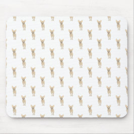 Chihuahua (Kurz haarig, Fawn Tan) Mousepad