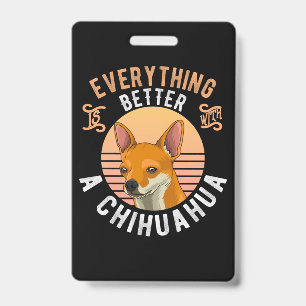 Chihuahua kurzer Hundebesitzer Ausweis