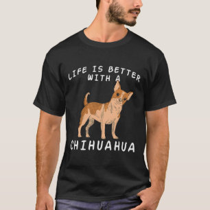 Chihuahua Liebe - Chiuaua Dog Mama Liebe Sprichwor T-Shirt