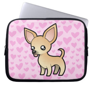 Chihuahua-Liebe (glatter Mantel) Laptopschutzhülle