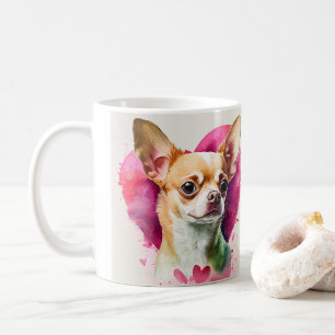Chihuahua Liebe Grafik Kaffeetasse
