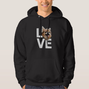 Chihuahua Liebe Long Hair Chiwawa Long Haired Dog Hoodie