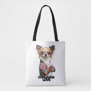 CHIHUAHUA LIEBE Tattoo Künstler Mutter tätowieren  Tasche