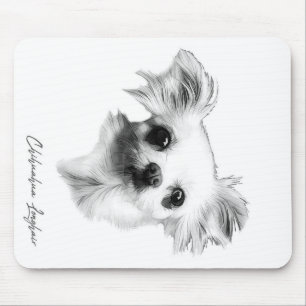 Chihuahua longhair dog_Dog Lover Mousepad