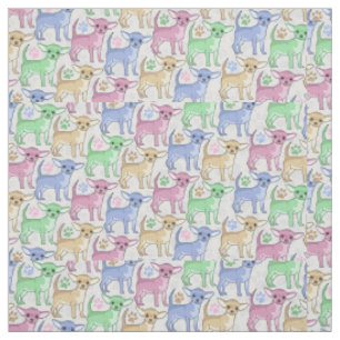 Chihuahua-Lover-Muster Stoff