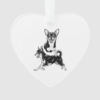 Chihuahua Lover's Delight Dynamic Duo in Black