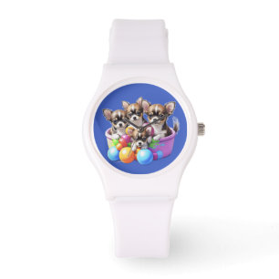 Chihuahua lustige Welpen Armbanduhr