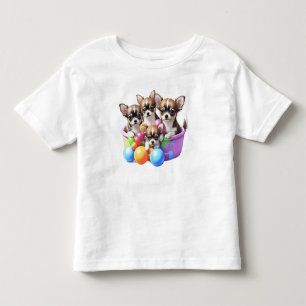 Chihuahua lustige Welpen Kleinkind T-shirt