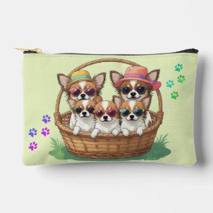 Chihuahua lustige Welpen Zubehörtasche