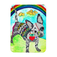 Chihuahua Magnet niedlich und farbenfroh 3"x4"
