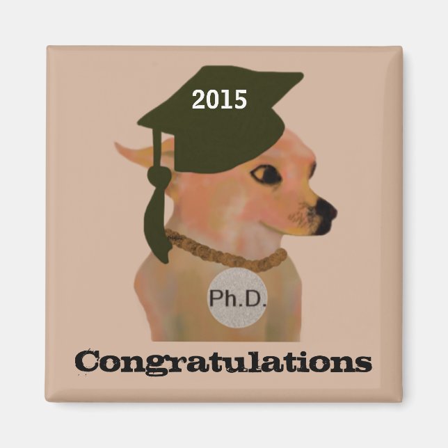 Chihuahua Magnets de doctorat (Devant)