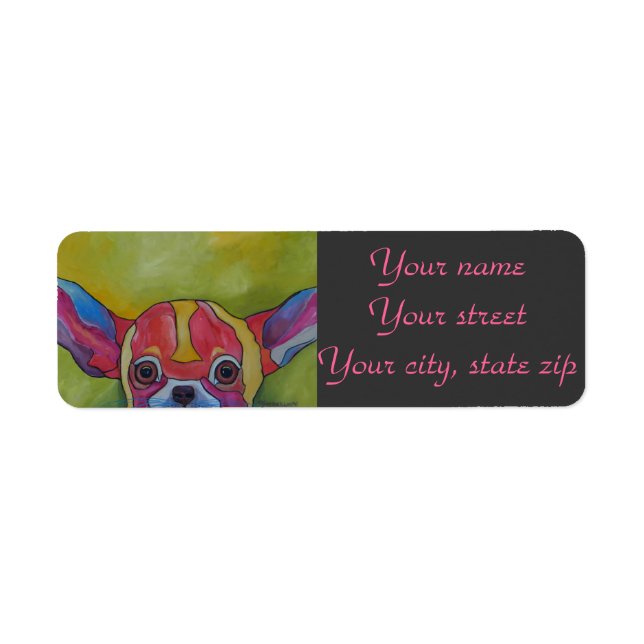 Chihuahua-Mailing-Label (Vorne)