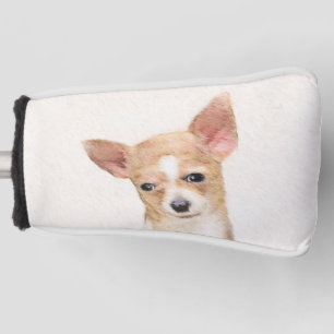 Chihuahua Malerei - Niedliche Hundekunst Golf Headcover