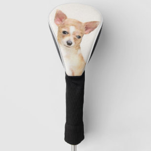 Chihuahua Malerei - Niedliche Hundekunst Golf Headcover