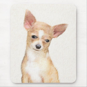 Chihuahua Malerei - Niedliche Hundekunst Mousepad