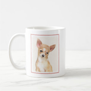 Chihuahua-Malerei - Niedliche Original-Hundkunst Kaffeetasse