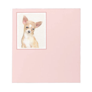 Chihuahua-Malerei - Niedliche Original-Hundkunst Notizblock