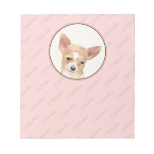 Chihuahua-Malerei - Niedliche Original-Hundkunst Notizblock