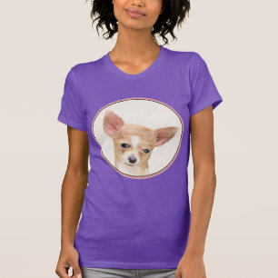 Chihuahua-Malerei - Niedliche Original-Hundkunst T-Shirt