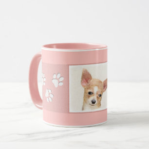 Chihuahua-Malerei - Niedliche Original-Hundkunst Tasse